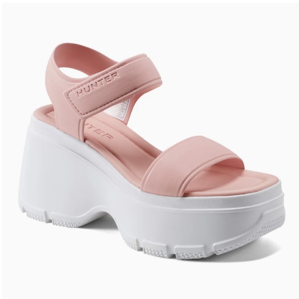 HUNTER Women's Abel Casual Platform Wedge Sandals